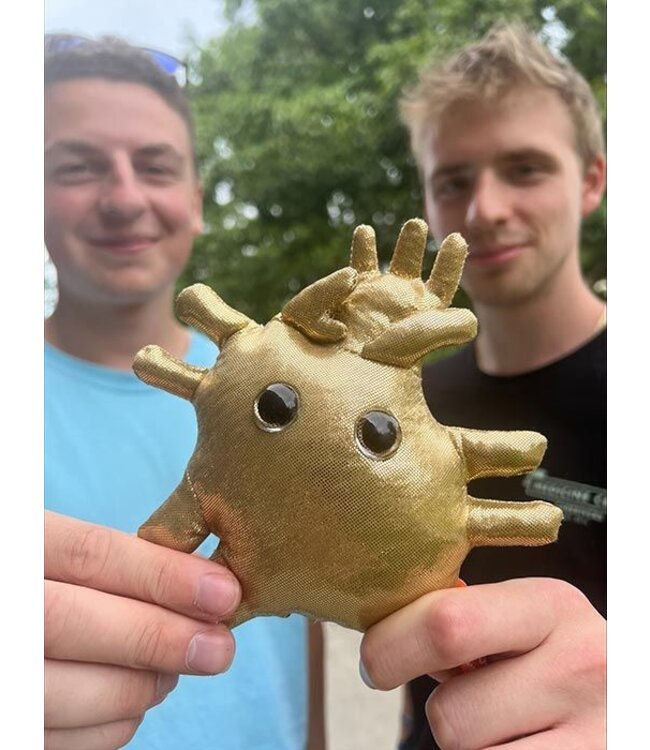 Giant Microbes Heart of Gold Educational Plush: Learn About Cardiology!