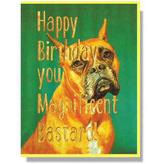 Smitten Kitten Happy Birthday Magnificent Bastard Card