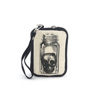 Comeco Inc. Vintage Print Head in a Jar Wristlet