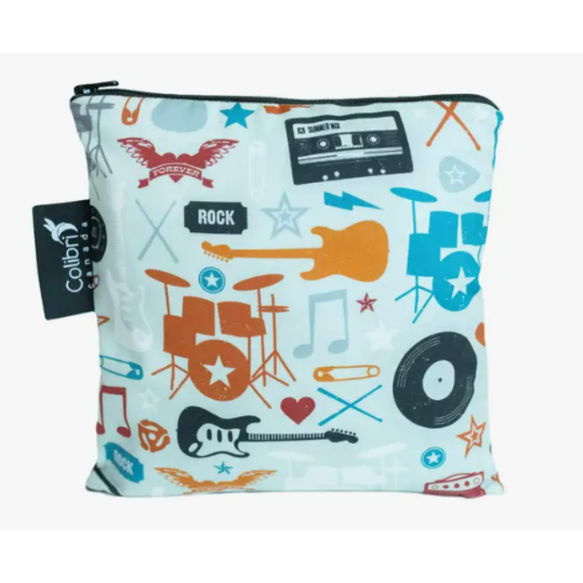 Rock N' Roll Reusable Snack Bag - Large