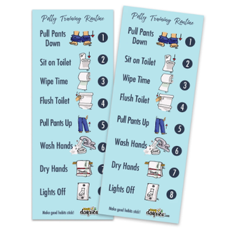 Easy Daysies Re-Stickable Potty Training 2-Pack