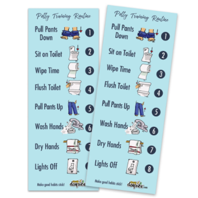 Re-Stickable Potty Training 2-Pack