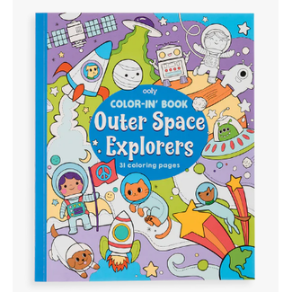 Ooly Color In Book: Outter Space Explorers