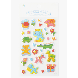 Ooly Stickiville Animal Balloons Stickers