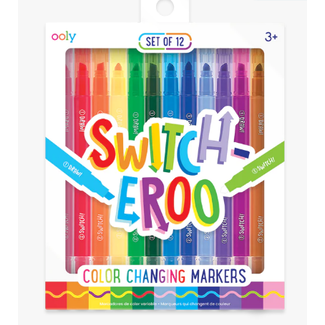 Ooly Switch-Eroo! Color -Changing Markers 2.0 (Set of 12)