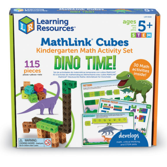 Playwell Mathlink Kindergarten Math Activity Set Dino Time!- Learning Resources