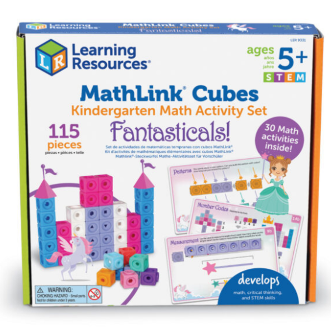 Mathlink Kindergarten Math Activity Set Fantasticals - Learning resources