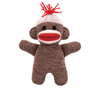 Schylling Sock Monkey Baby - Brown