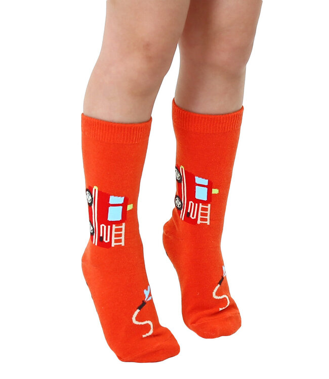 3D Fire Truck Socks