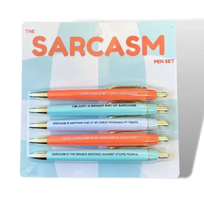 Sarcasm Pen Set: Write with Wit