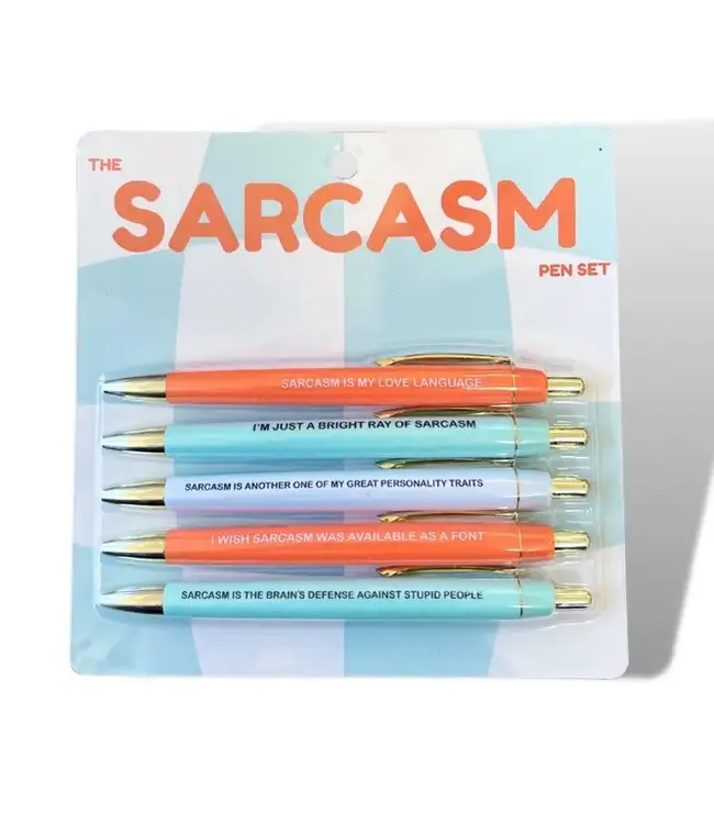 Sarcasm Pen Set: Write with Wit