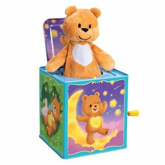 Schylling Teddy Bear Pop & Glow Jack in the Box
