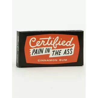 Blue Q Certified Pain In The Ass Cinnamon Gum