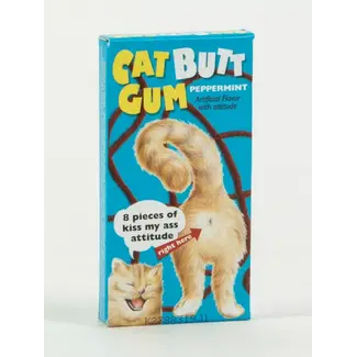 Blue Q Cat Butt Peppermint Gum