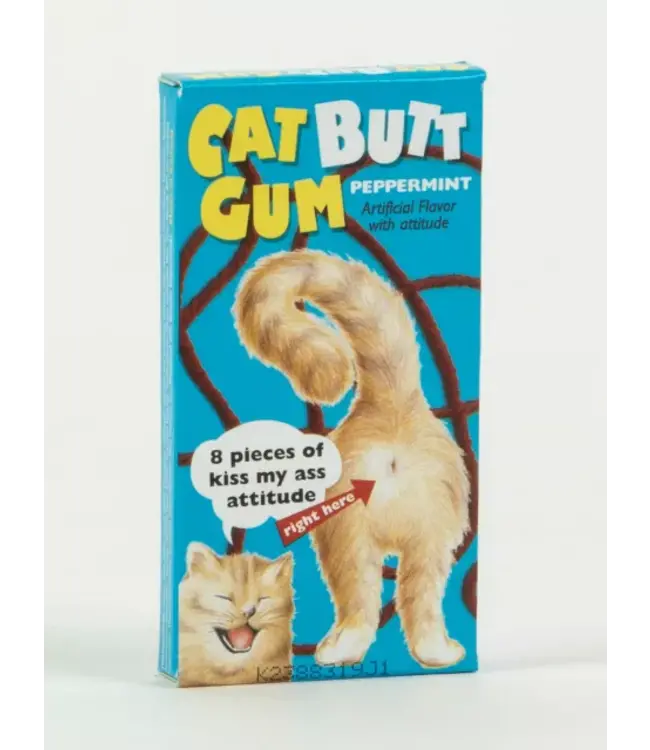 Cat Butt Peppermint Gum: Whimsical and Playful Treat