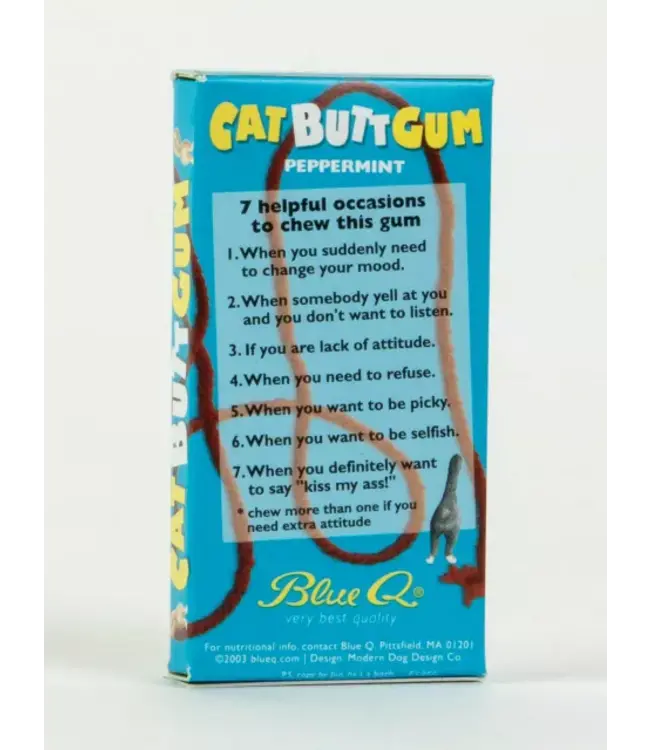 Cat Butt Peppermint Gum: Whimsical and Playful Treat