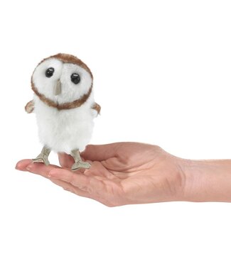 Folkmanis Puppets Mini Barn Owl Finger Puppet