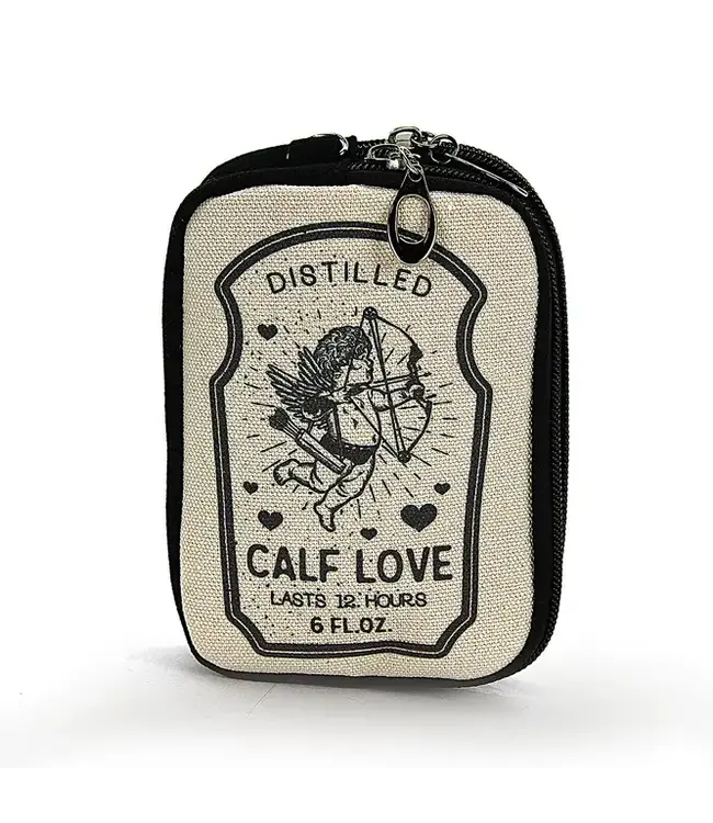 Vintage Print- Cupid Love Wristlet