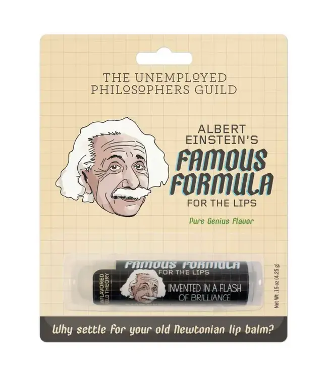Albert Einstein Lip Balm - Unflavored