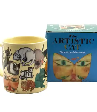 Unemployed Philosophers Guild Cats of Classical Art Coffee Mug