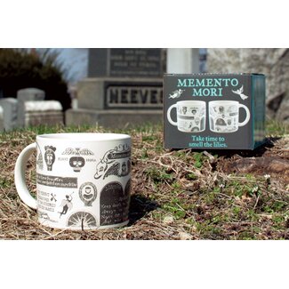 Unemployed Philosophers Guild Memento Mori Coffee Mug