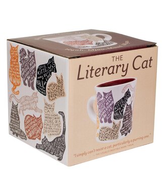 Unemployed Philosophers Guild Literature Cat Quotes Coffee Mug