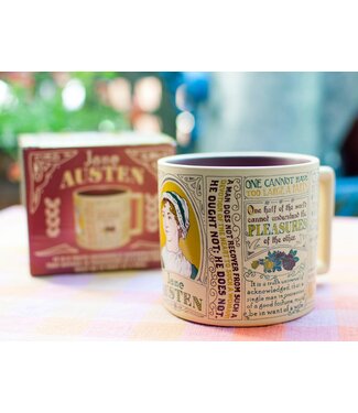 Unemployed Philosophers Guild Jane Austen Quotes Coffee Mug