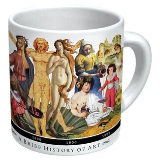 Unemployed Philosophers Guild Brief History of Art Coffee Mug