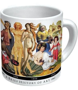 Unemployed Philosophers Guild Brief History of Art Coffee Mug