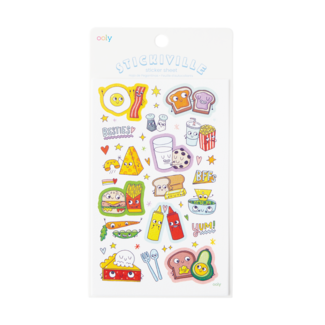 Ooly Stickiville Stickers - Standard - B.F.F. Foods