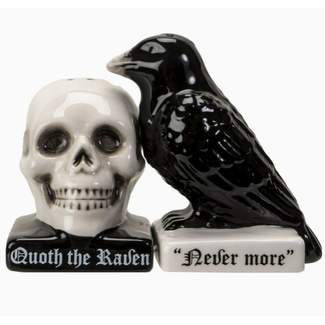 Pacific Giftware Quoth the Raven Salt & Pepper Set