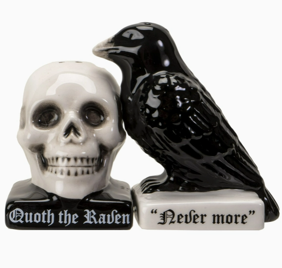 Goth the Raven Salt & Pepper Set