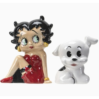 Pacific Giftware Betty Boop and Pudgy Salt & Pepper Set
