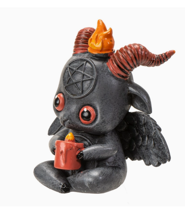 Baby Baphomet Cute Ritual Figurine: Adorable Occult Decor