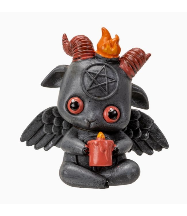 Baby Baphomet Cute Ritual Figurine: Adorable Occult Decor