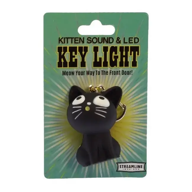 Purr-fect Glow: Kitten LED Keychain!