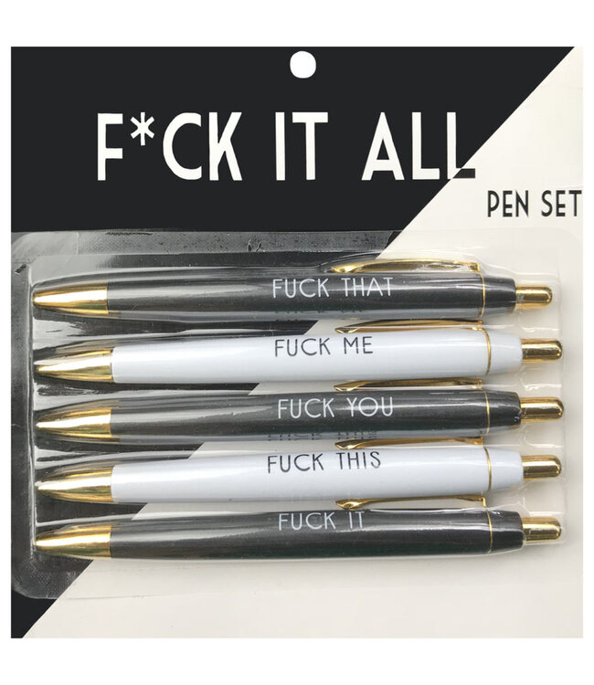 Fuck It All Pen Set