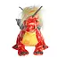 Rubellite Dragon Plush Toy - 17 Inches