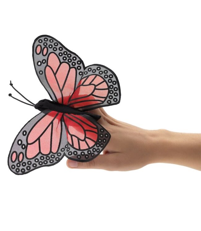 Folkmanis Puppets Mini Monarch Butterfly Finger Puppet: Enchanting Fluttering Toy
