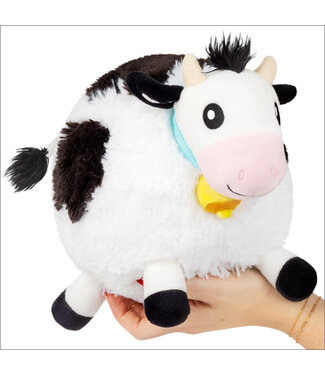Squishables Mini Black and White Cow