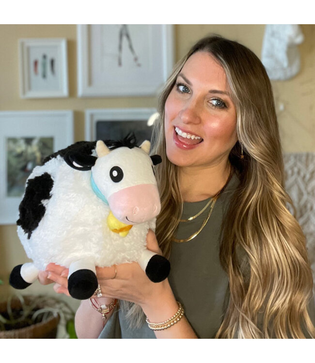 Squishable Mini Black and White Cow: Adorable Plush Toy