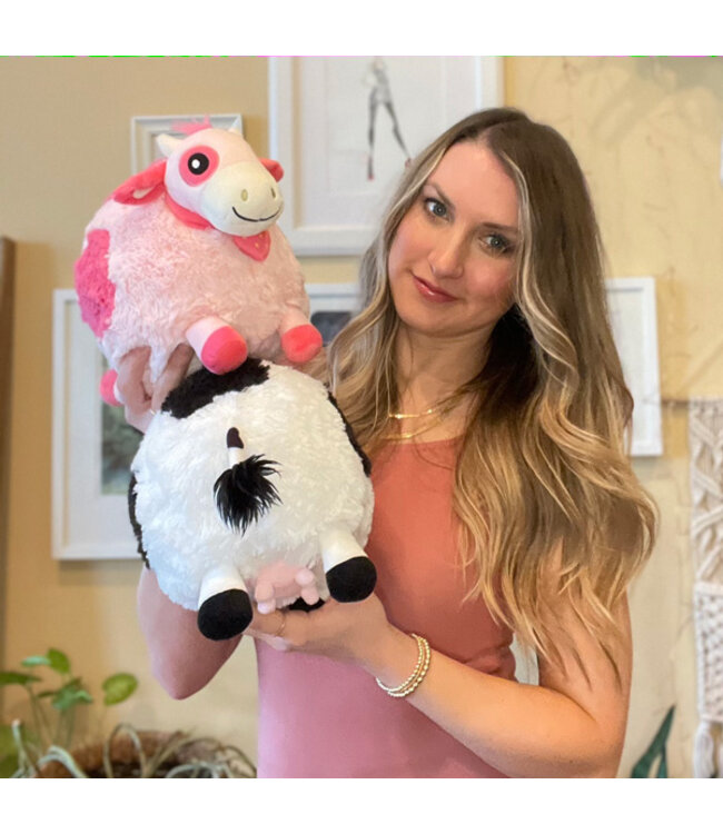 Squishable Mini Black and White Cow: Adorable Plush Toy