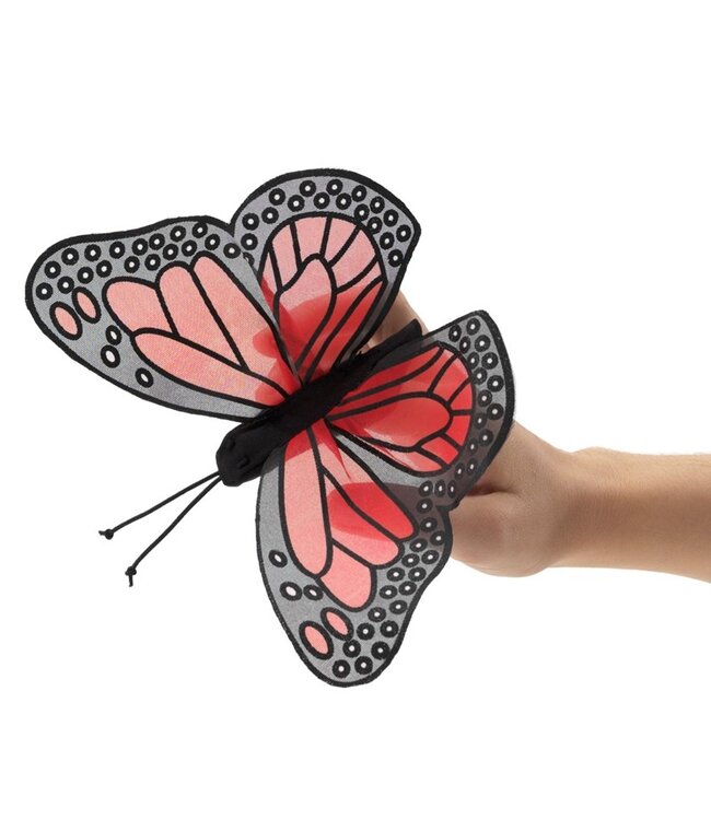 Folkmanis Puppets Mini Monarch Butterfly Finger Puppet: Enchanting Fluttering Toy