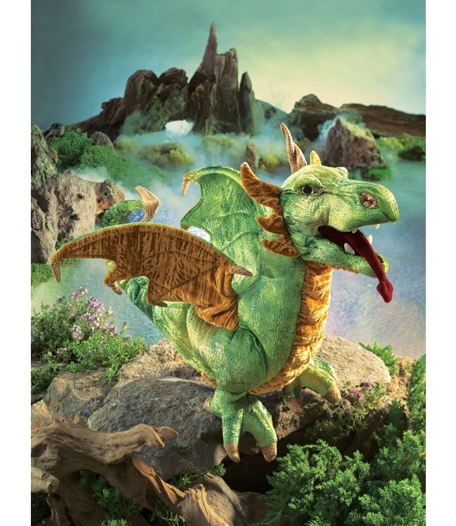 Folkmanis Puppets Wyvern Dragon Hand Puppet: Enchanting Interactive Toy