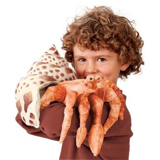 Folkmanis Puppets Hermit Crab Hand Puppet