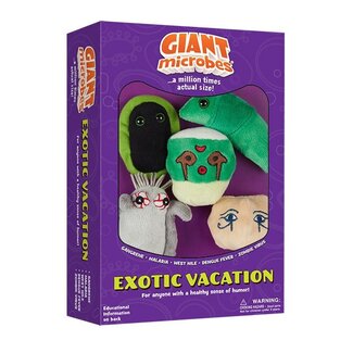Giant Microbes Exotic Vacation Plush Gift Box