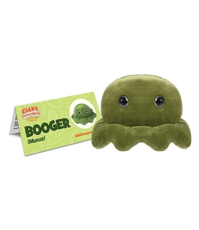 Giant Microbes Booger Educational Plush: Discover Nasal Biology!