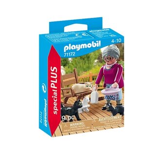 Playmobil Canada Granny with Cats