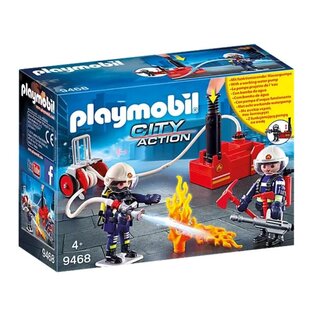 Playmobil Canada Firefighters with Water Pump