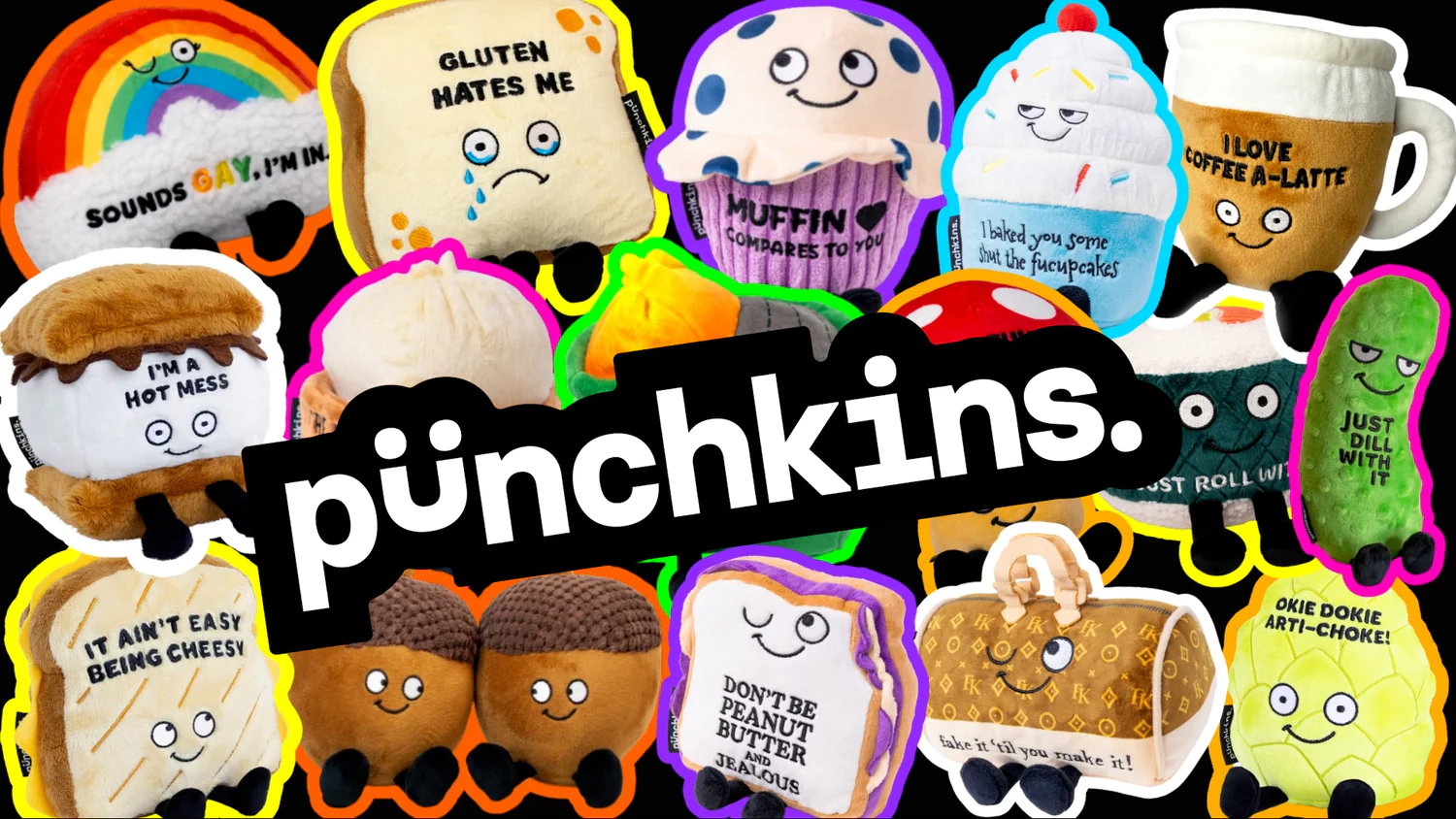 Punchy Plush Gifts with Personality
